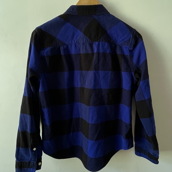 J Crew buffalo check gingham half zip flannel - Picture 2 of 3